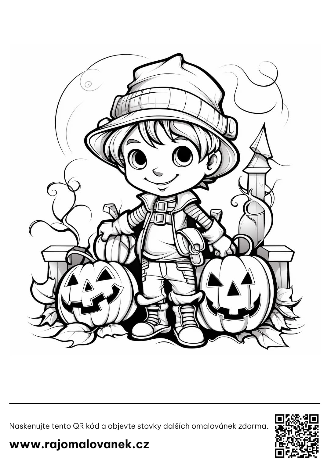 Halloween Omalovánky