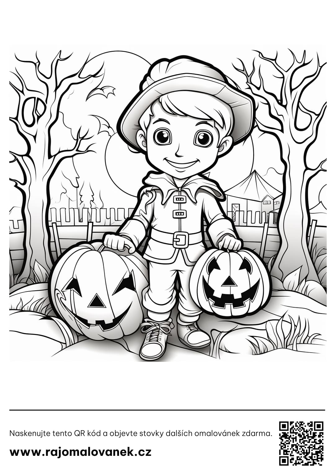 Halloween Omalovánky