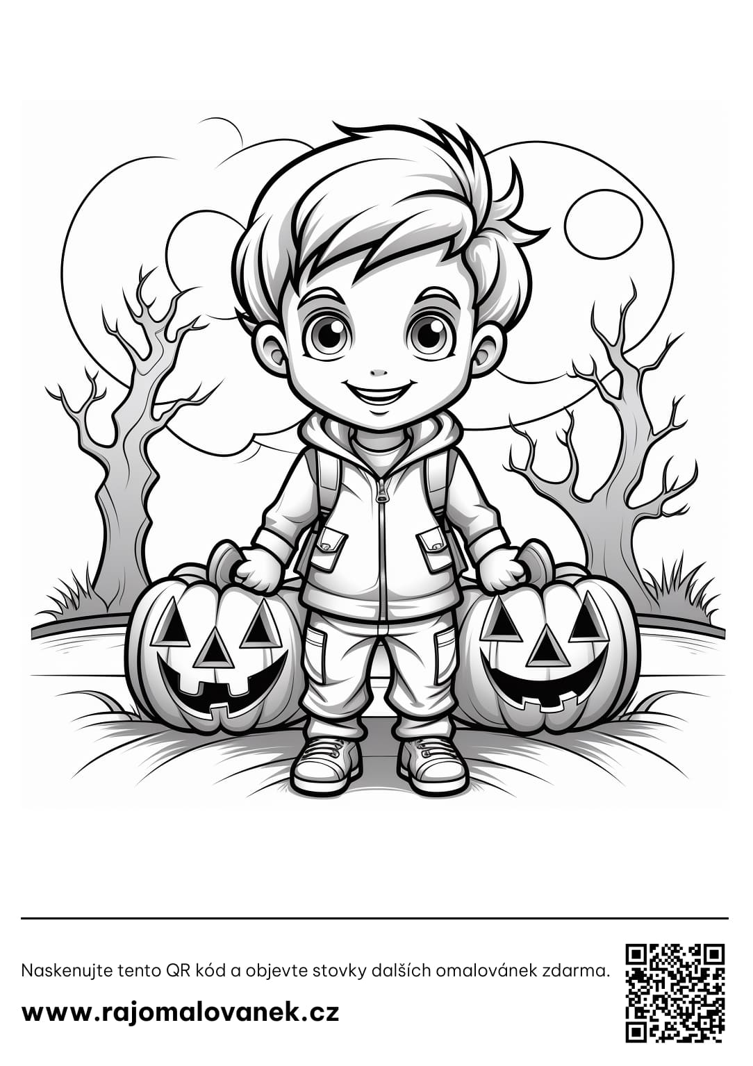 Halloween Omalovánky