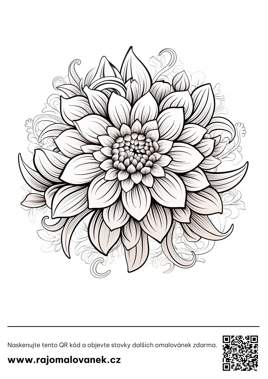 Omalovánky květiny