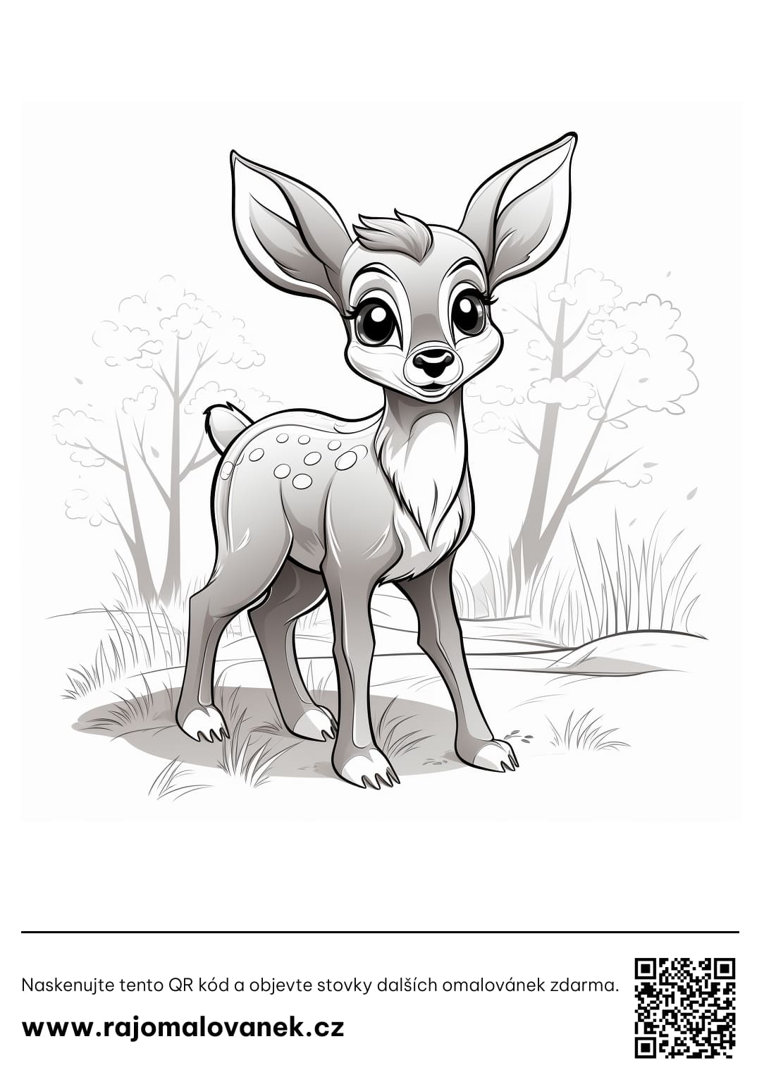 Omalovánky srneček
