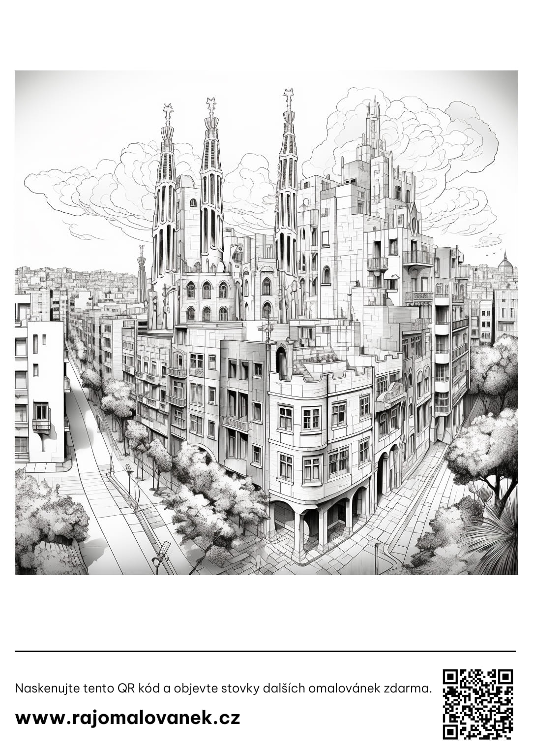 Omalovánky město