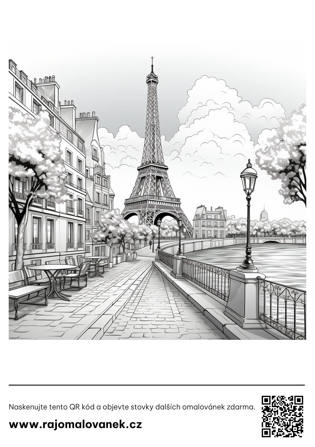 Omalovánky paříž