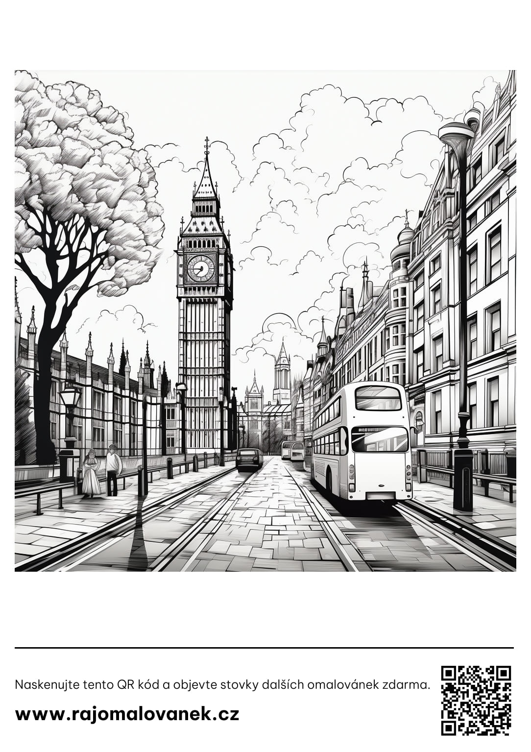 Omalovánky Londýn