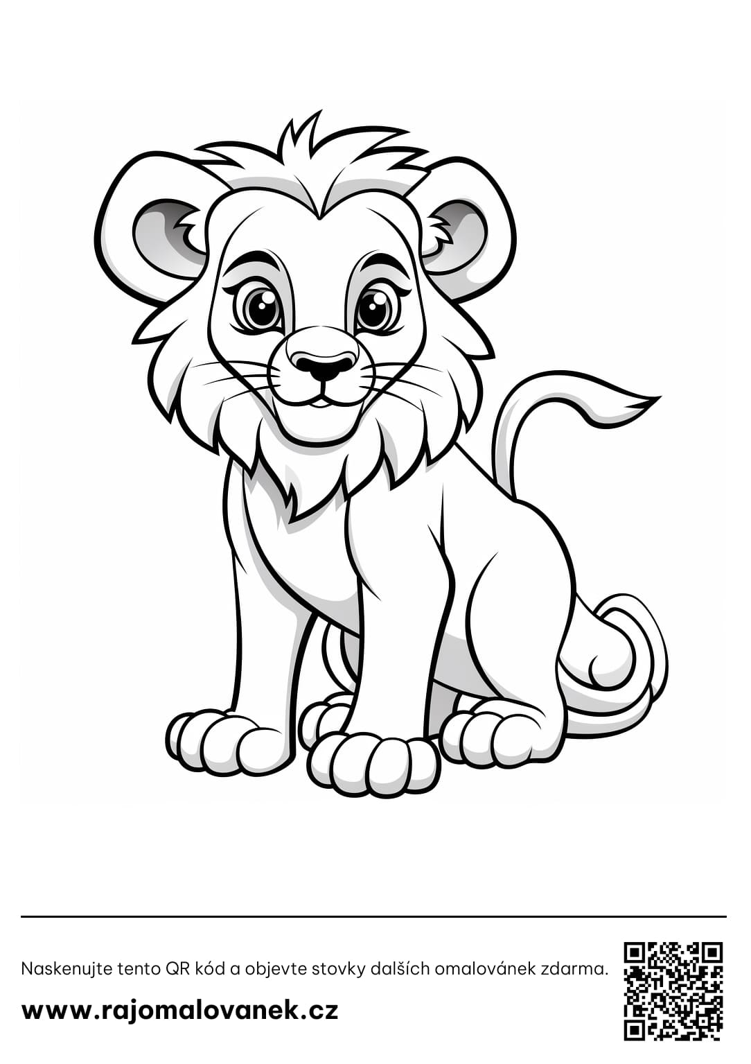 Omalovanky lvi a tygri