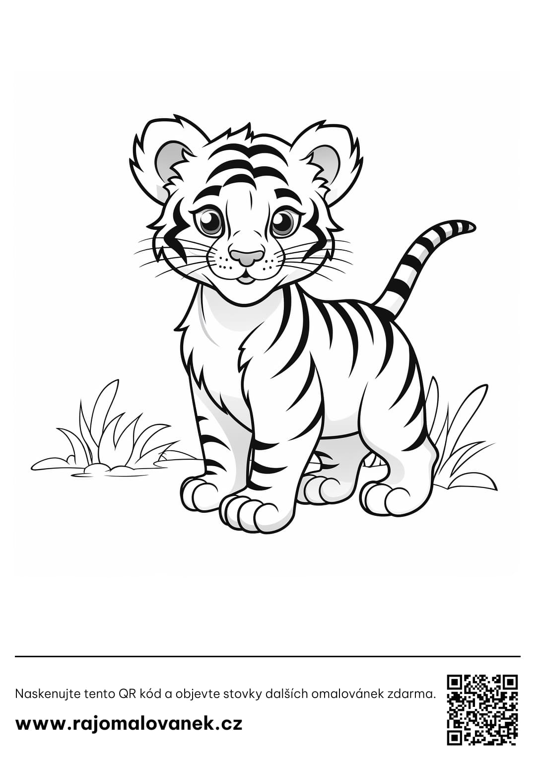 Omalovánky tygr