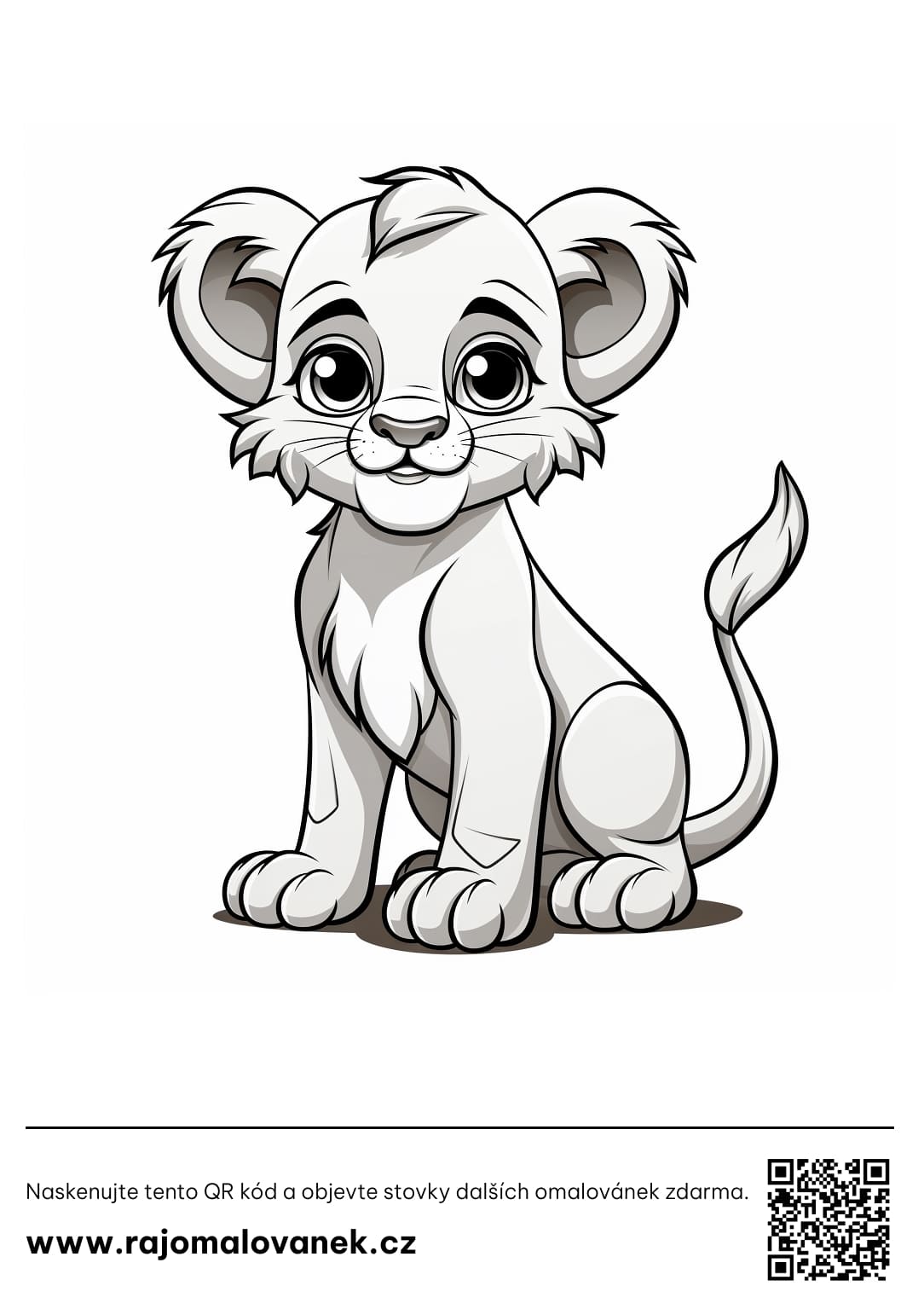 Omalovánky lev