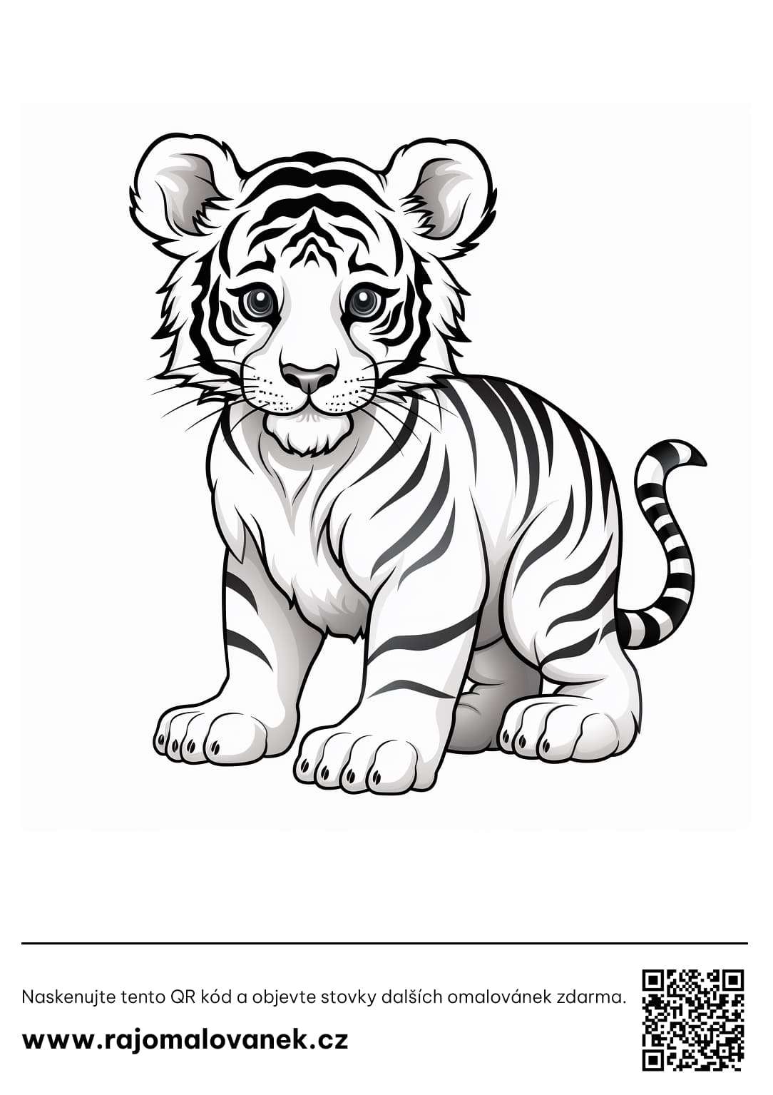 Omalovánky lvi a tygři