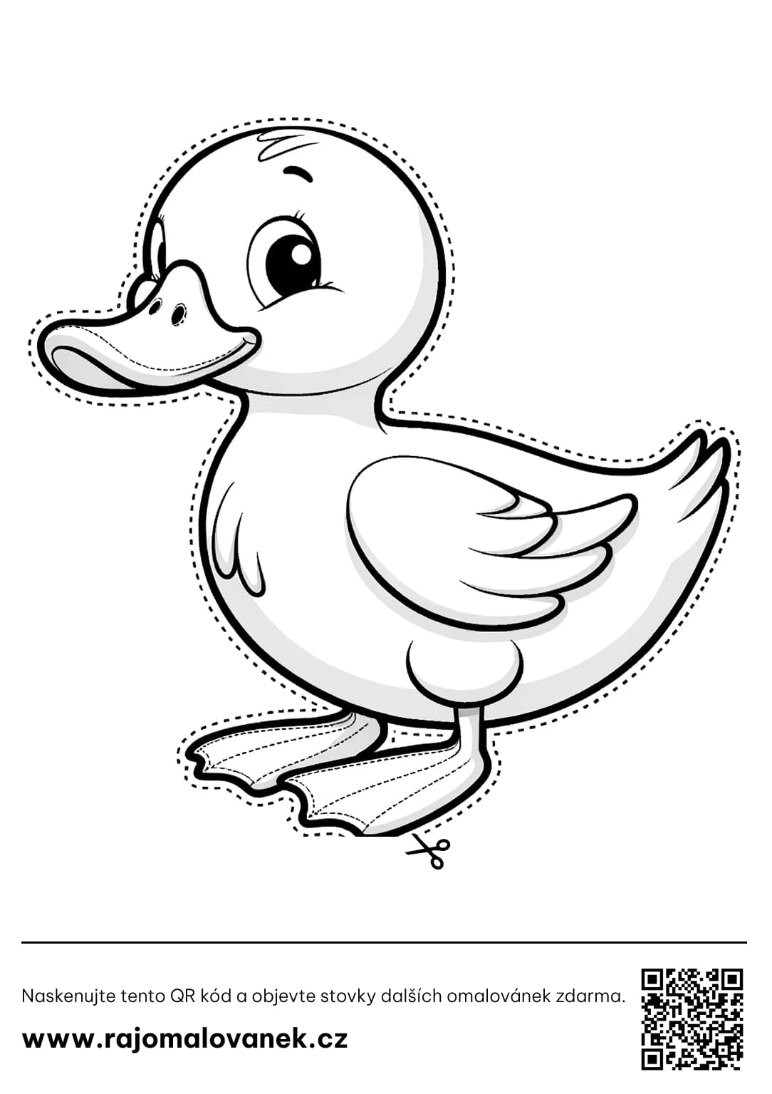 Kachna Vystřihovánky