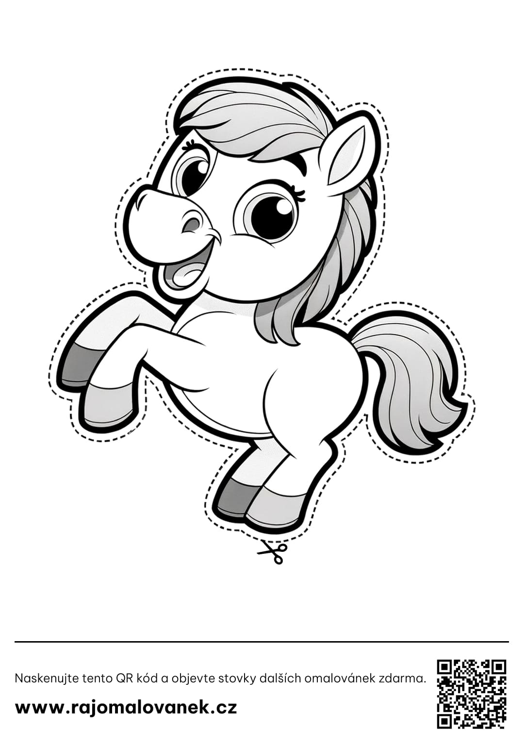 Kůň Vystřihovánky