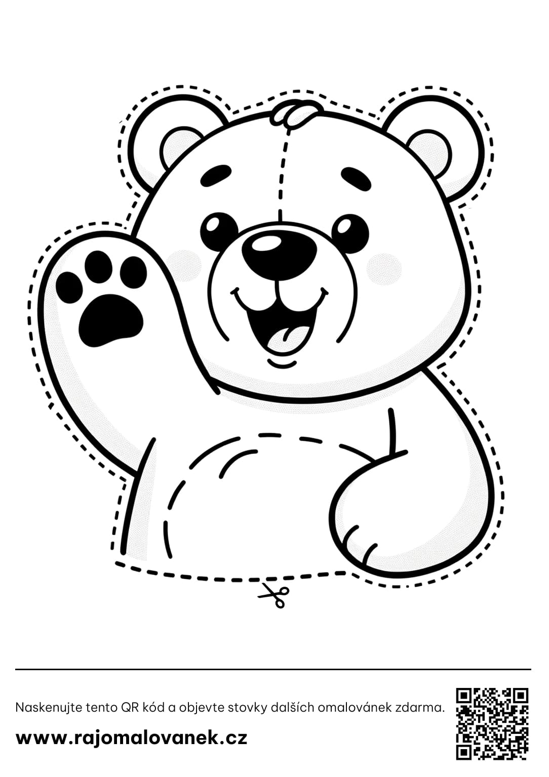 Medvěd Vystřihovánky