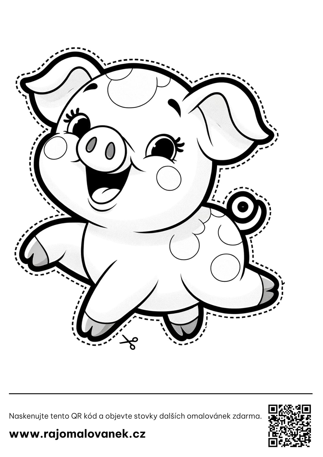 Vystřihovánky Prase