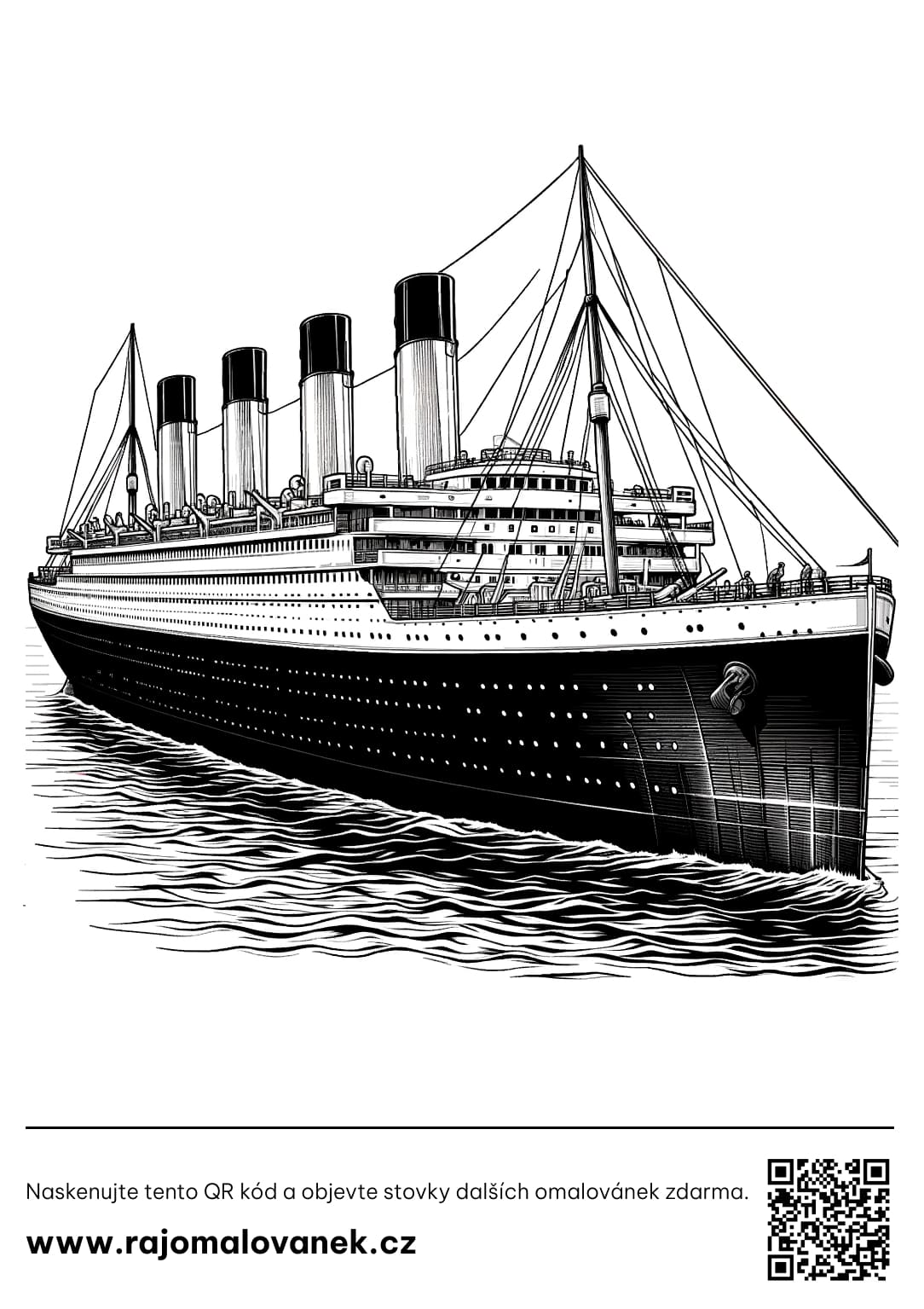 Omalovánky Titanic