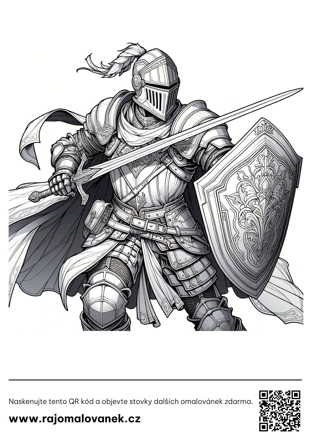 Omalovánky rytíři