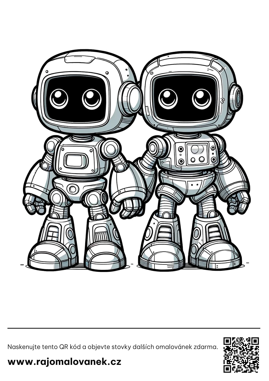 Omalovánka Robot