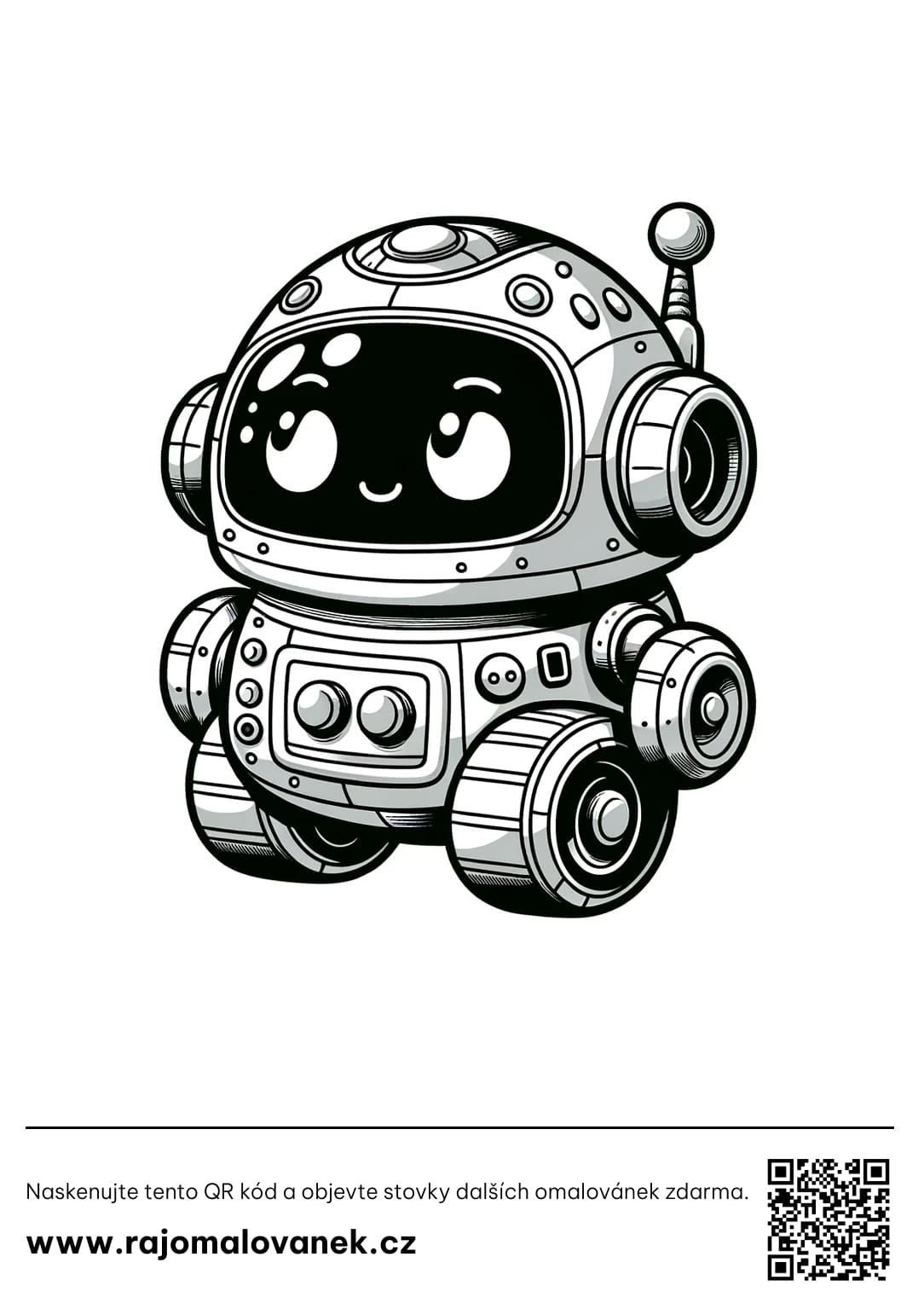 Omalovánky Roboti