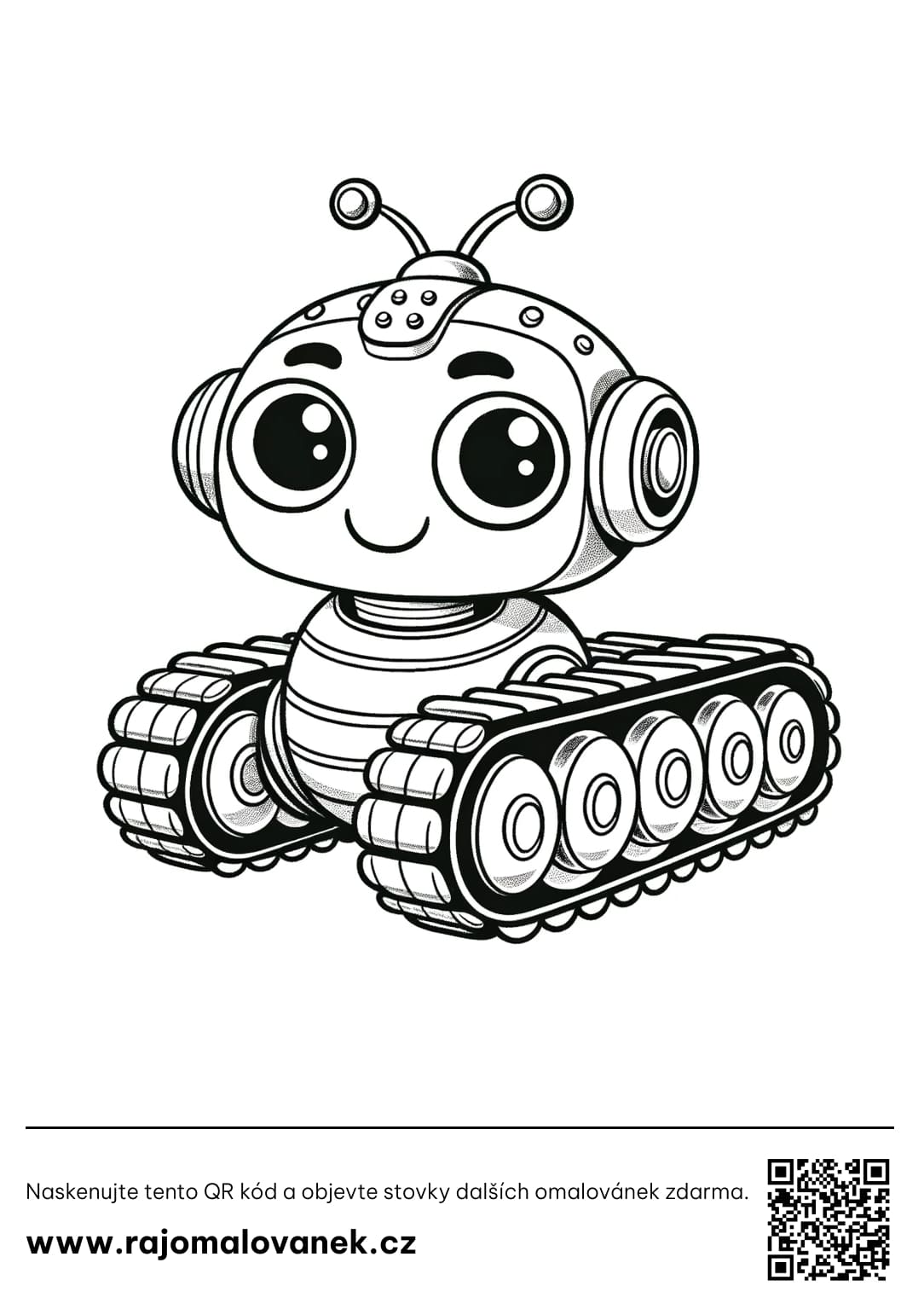 Roboti omalovánky