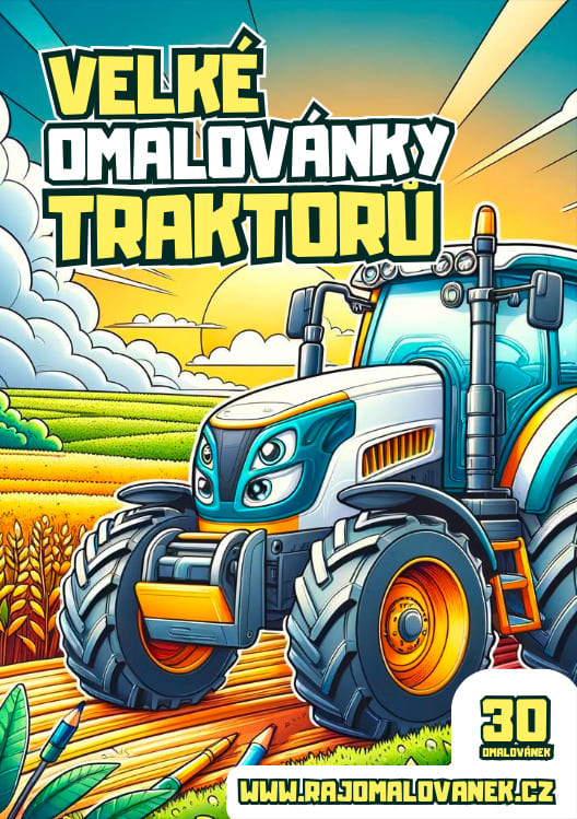 Traktor omalovánky
