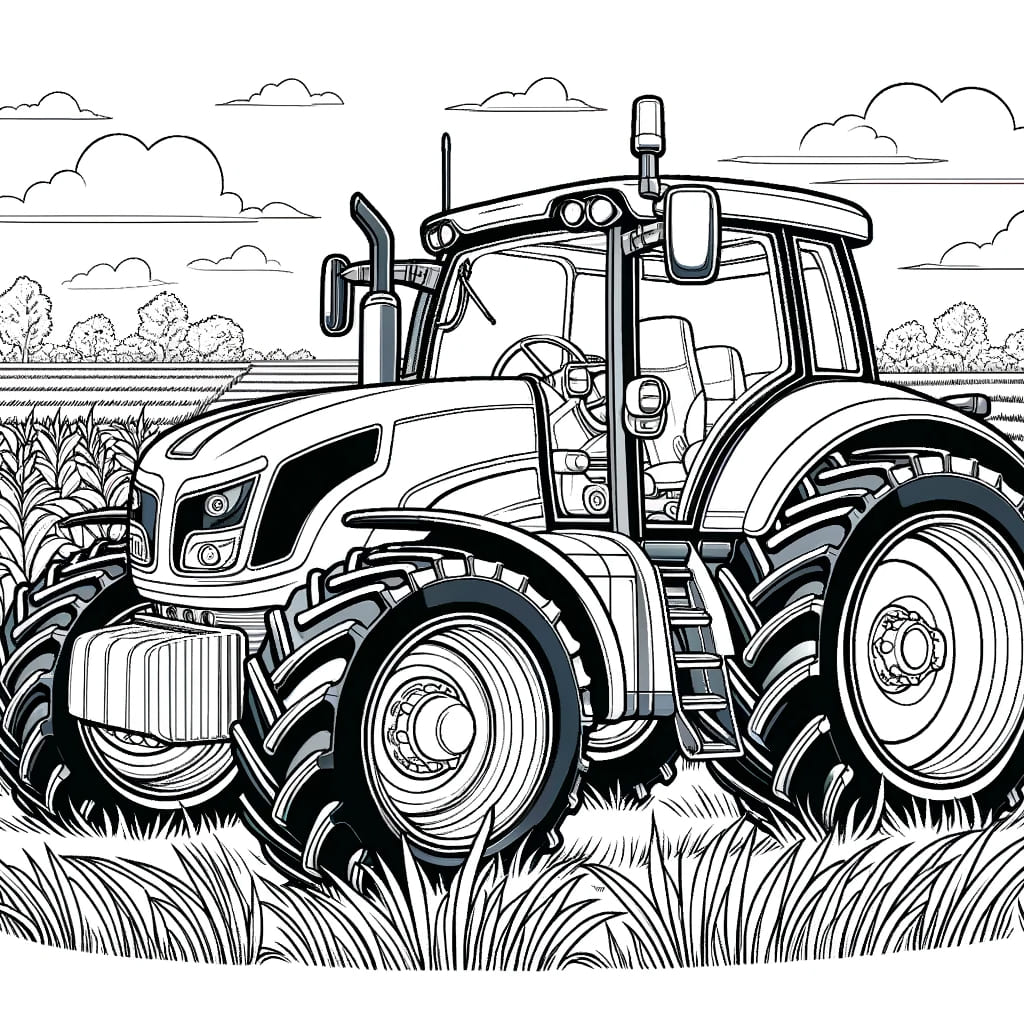 Omalovanky Traktory