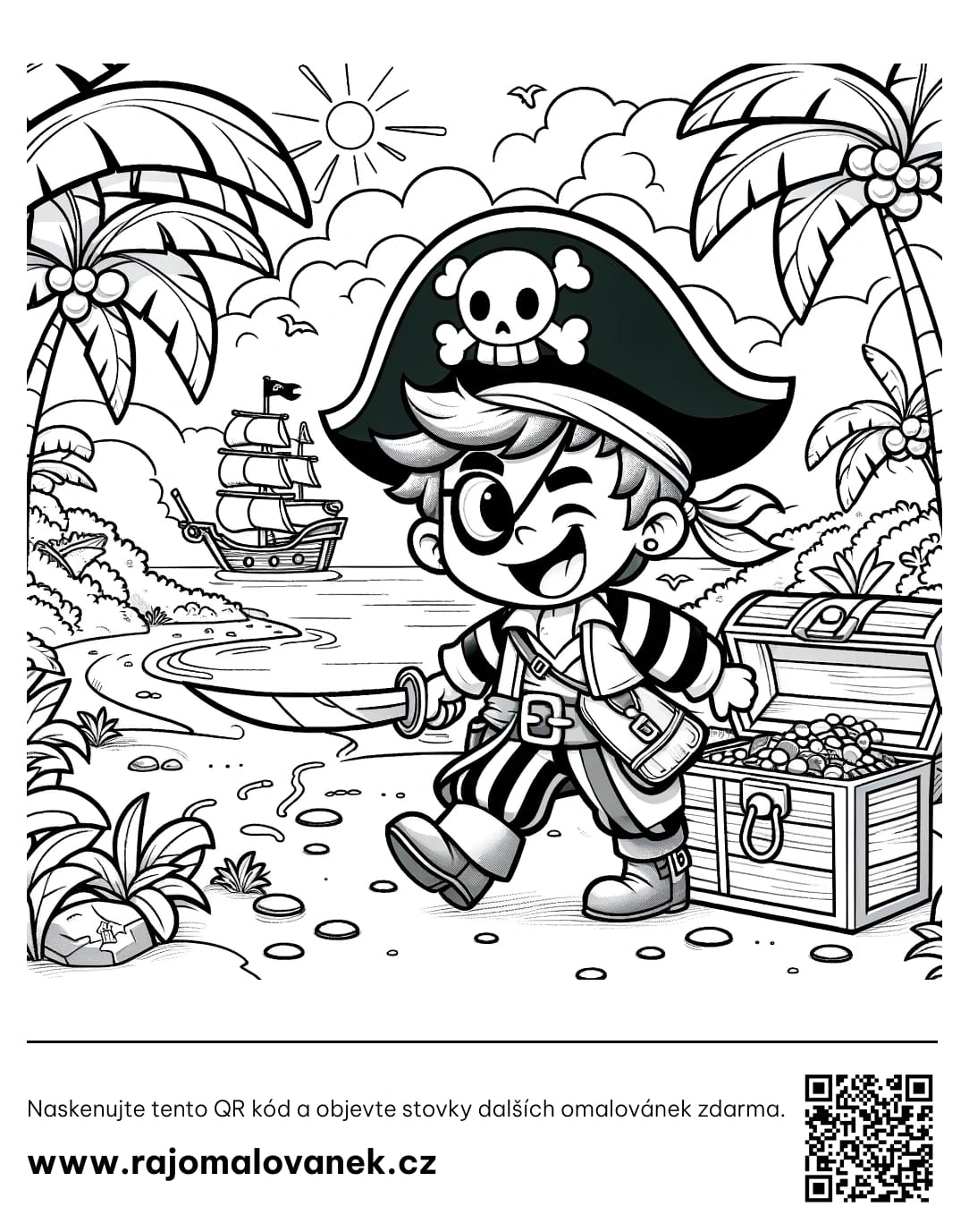 Pirati omalovanky