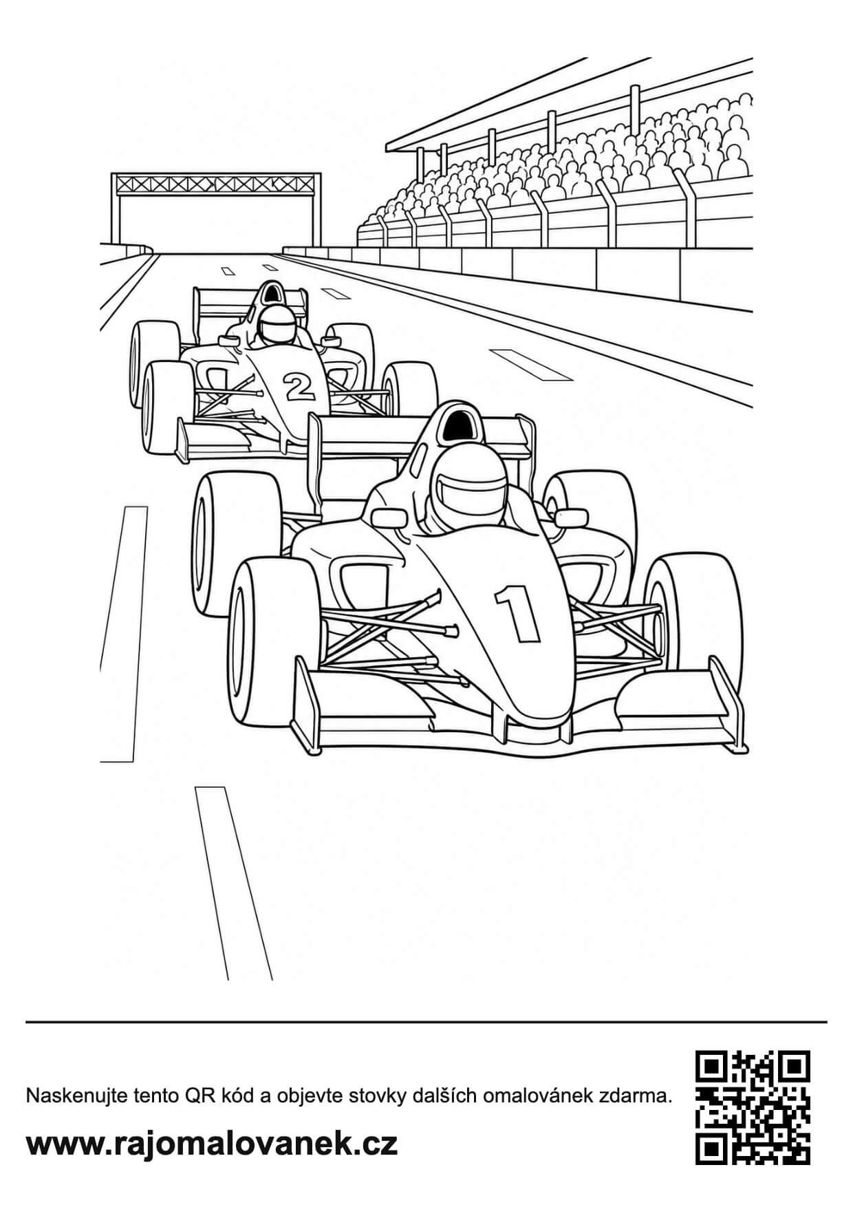 Omalovánka formule